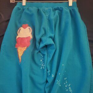Primp USED Ice Cream crop sweats.